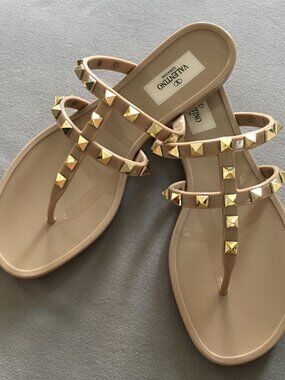 VALENTINO Rockstud Jelly Sandals